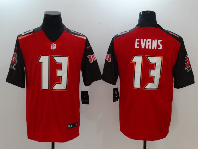 Men Tampa Bay Buccaneers #13 Evans Red Nike Vapor Untouchable Limited NFL Jerseys->tampa bay buccaneers->NFL Jersey